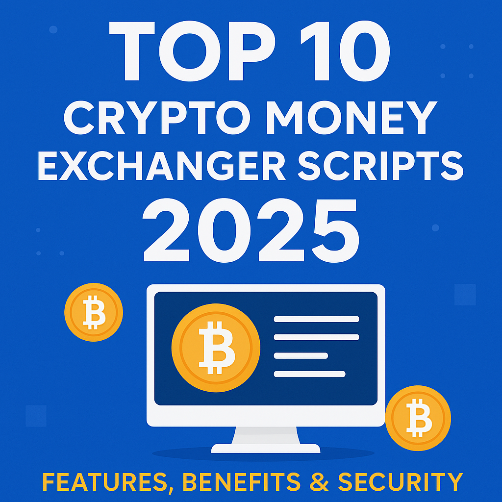 Top 10 Crypto Money Exchanger Scripts 2025 – Features, Benefits & Security