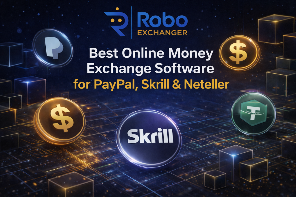 Best online money exchange software for PayPal, Skrill and Neteller