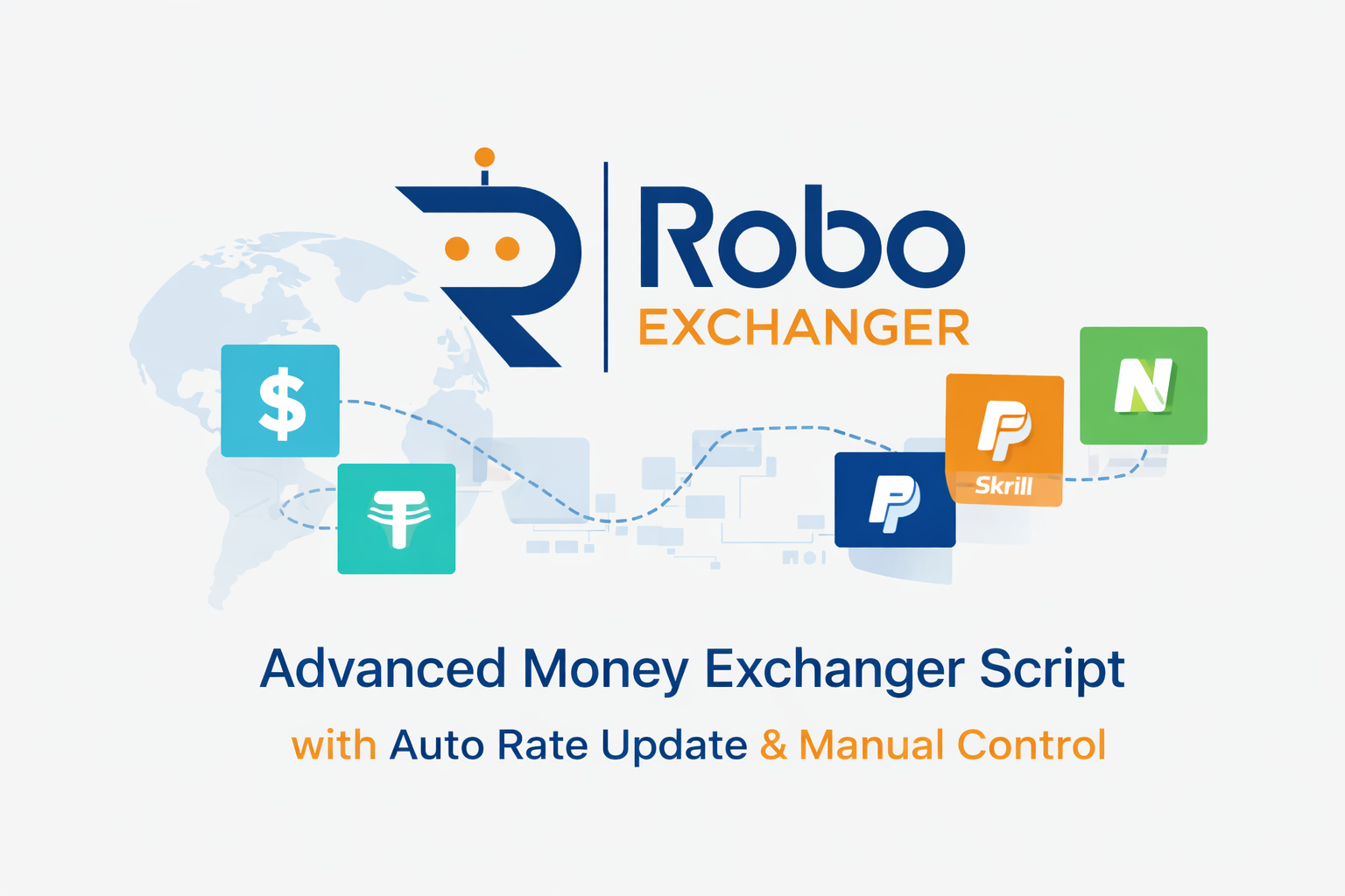 Advanced money exchanger script with auto rate update and manual control by RoboExchanger
