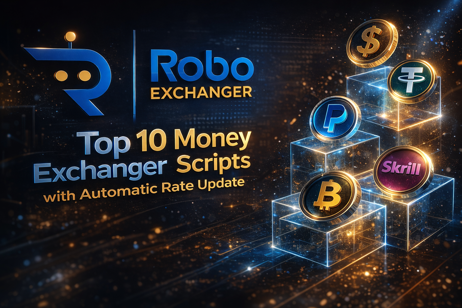 Top 10 money exchanger scripts with automatic rate update by RoboExchanger