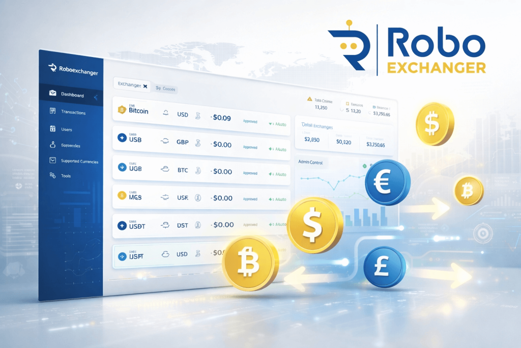 Powerful currency exchange software with automatic and crypto support