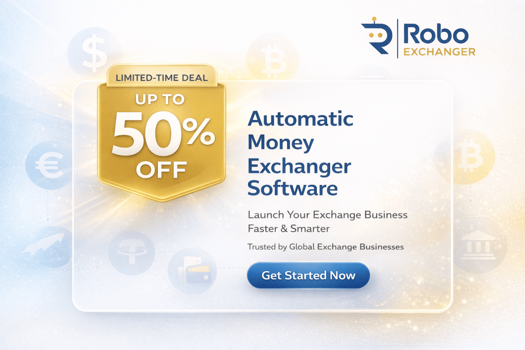 Automatic money exchanger software with 40+ payment gateways by RoboExchanger