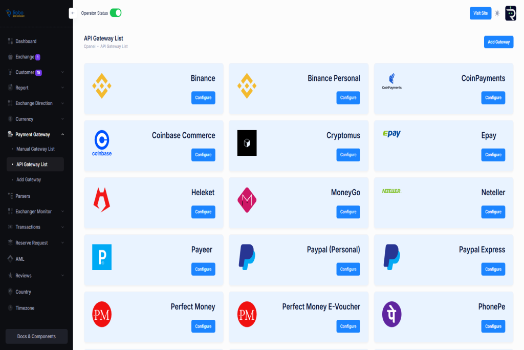 Money Exchanger Script