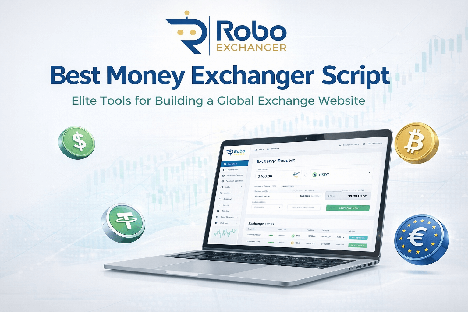 Best money exchanger script dashboard – RoboExchanger automatic currency exchange platform