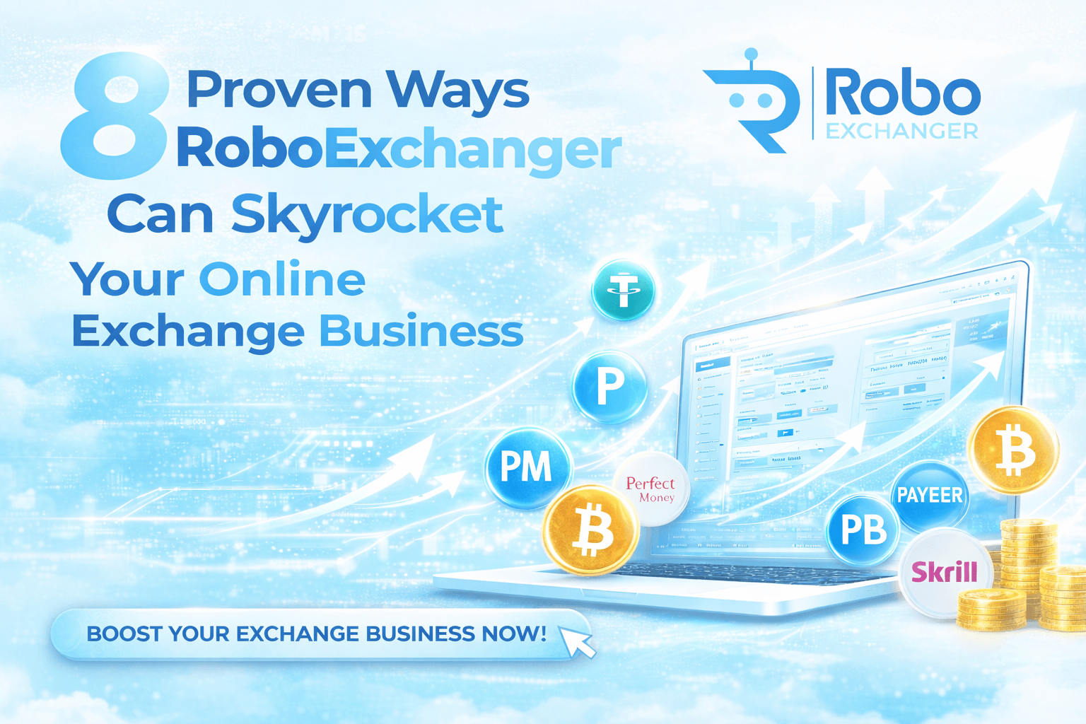 RoboExchanger automated exchange dashboard