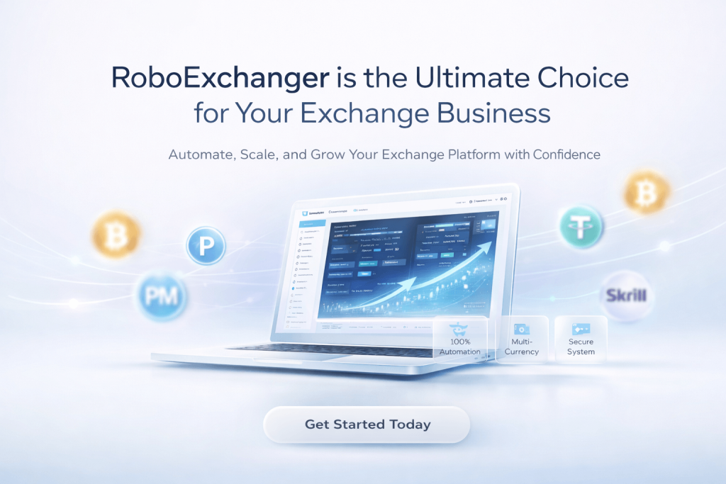 RoboExchanger automated exchange dashboard