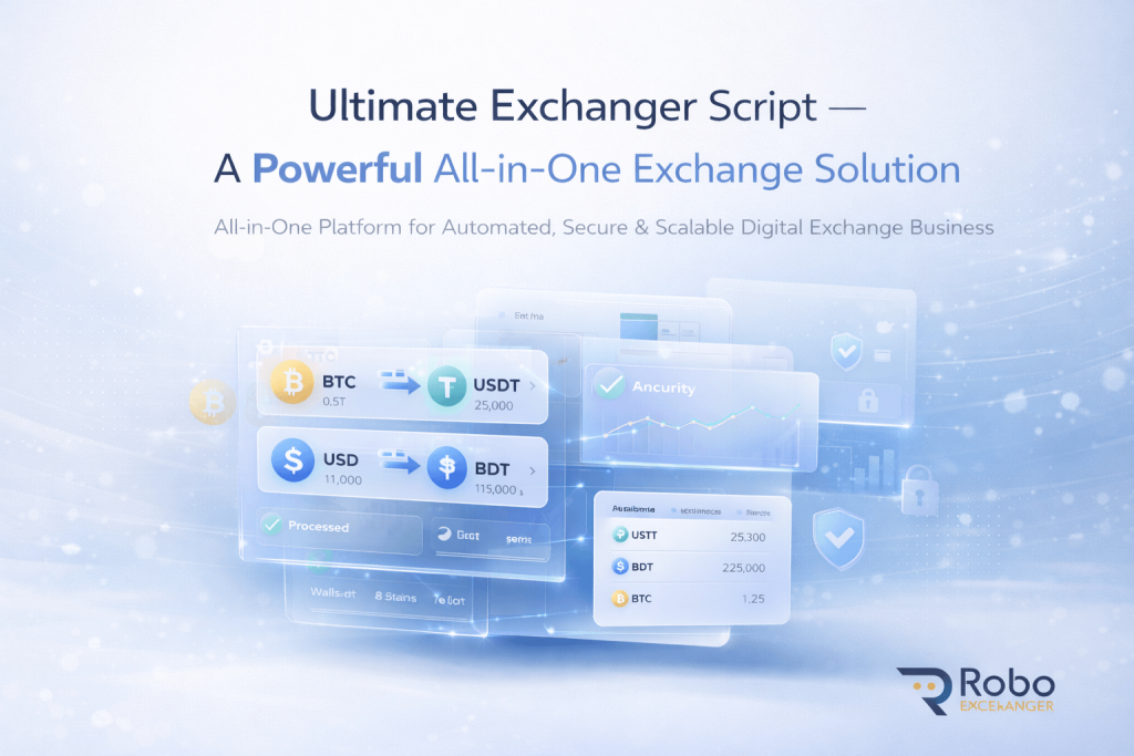 RoboExchanger automated exchange script with payment gateway integration and secure transaction system