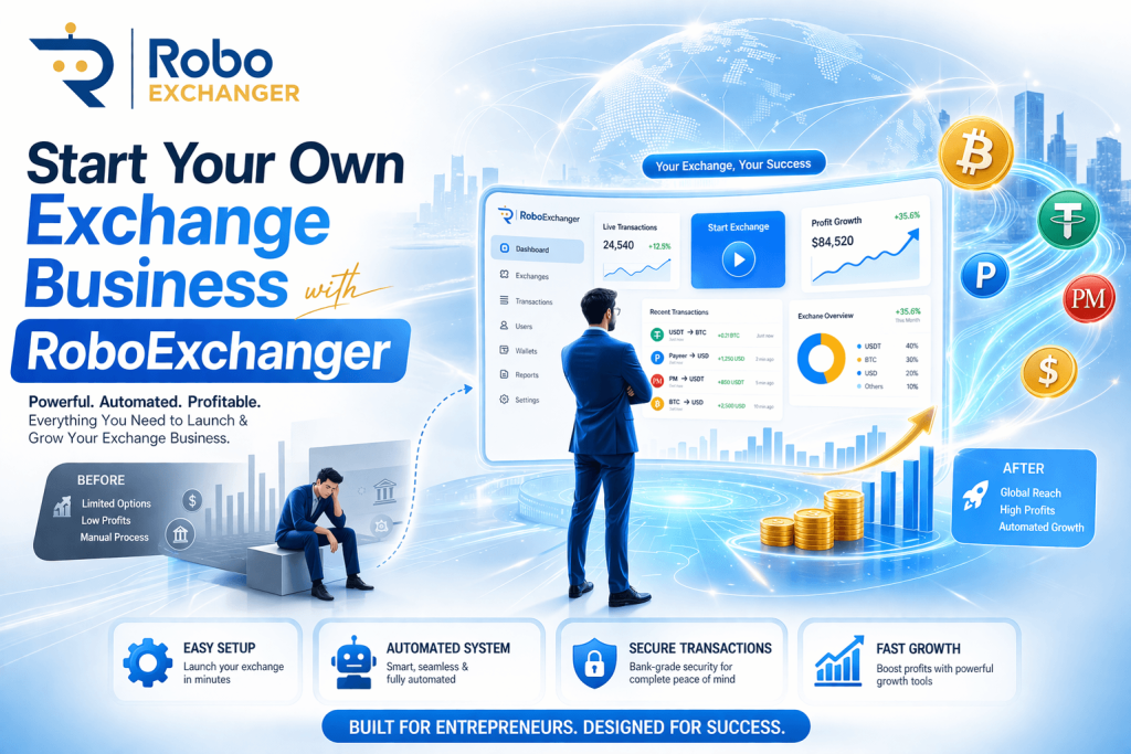Start exchange business with RoboExchanger platform