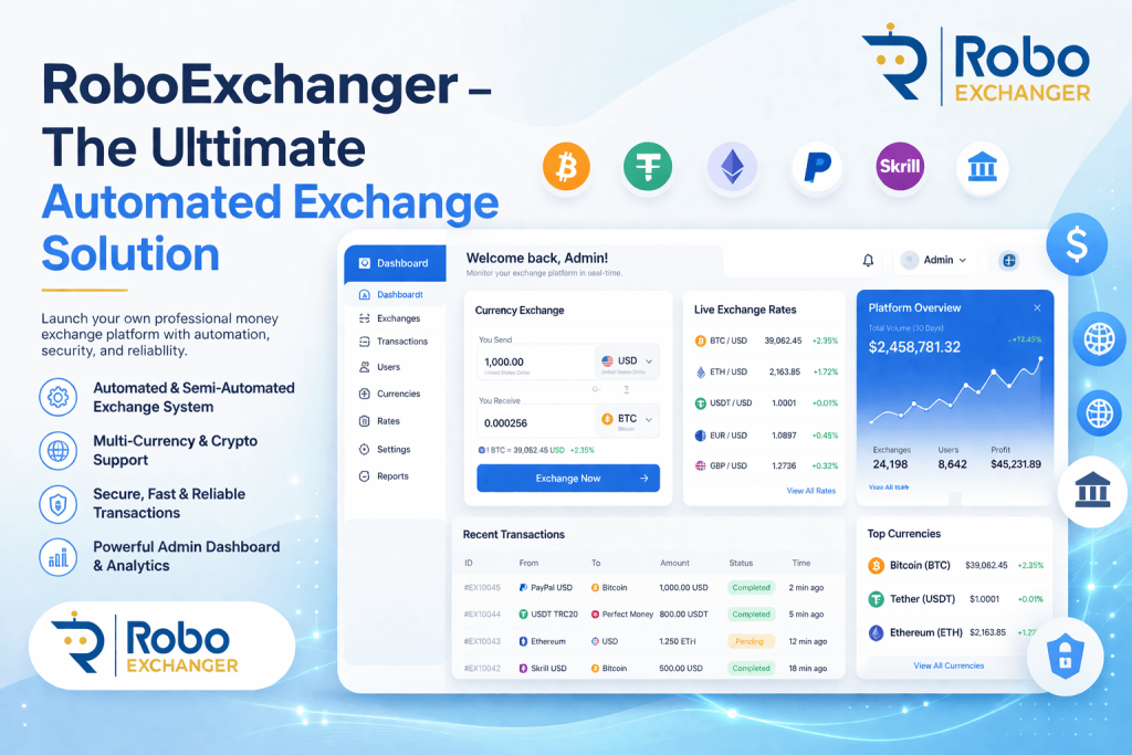 Money Exchanger Scripts RoboExchanger