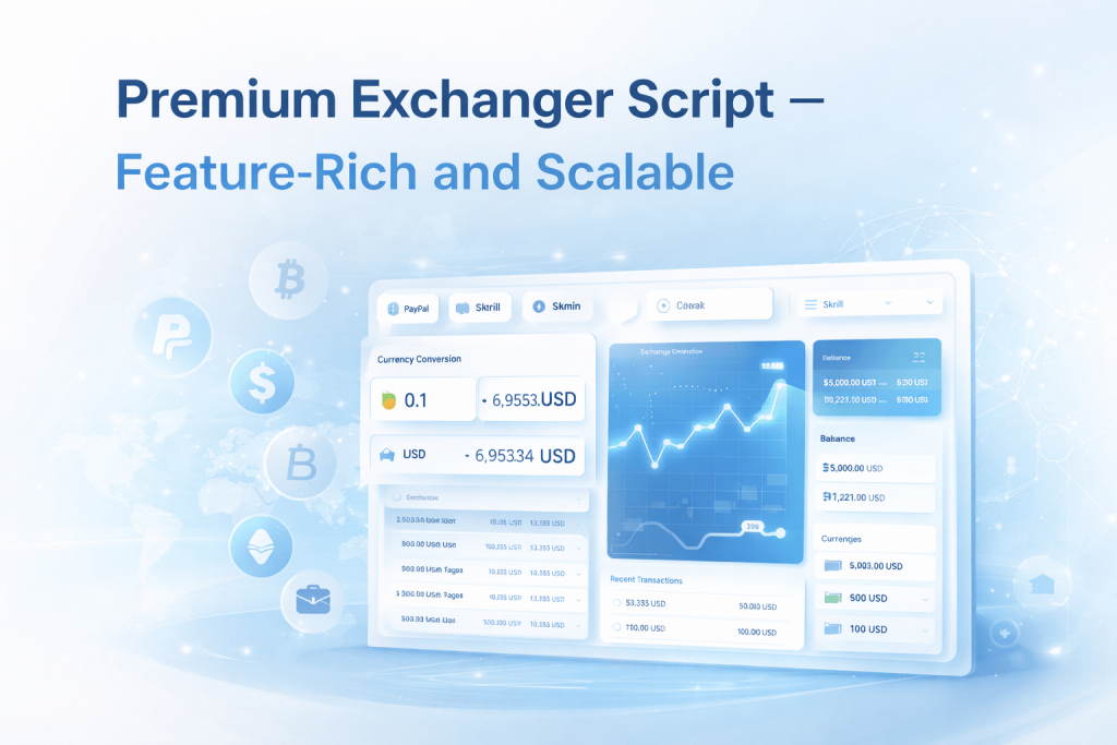 Money Exchanger Scripts Premium Exchanger Script